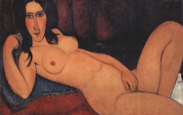 Amedeo Modigliani Reclining Nude with Loose Hair (mk38) oil painting picture